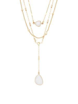 Design Lab Teardrop Multi-strand Necklace