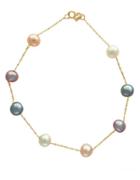 Effy 6mm Pearl & 14k Yellow Gold Necklace