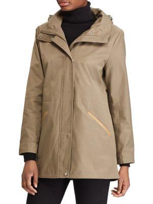 Lauren Ralph Lauren Hooded Cotton Blend Anorak