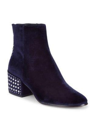Dolce Vita Mazey Studded Velvet Booties
