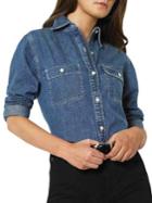 Lauren Ralph Lauren Plus Chambray Pocket Shirt