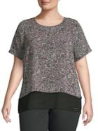 Michael Michael Kors Plus Plus Boho Block Tee