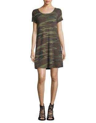 White Crow Camouflage T-shirt Dress