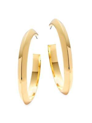 Kate Spade New York Goldtone Hoop Drop Earrings
