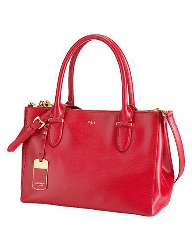Lauren Ralph Lauren Newbury Leather Double-zip Shopper
