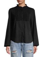 B Collection By Bobeau Marisa Katy Slub Top