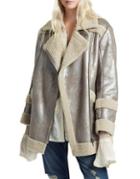 French Connection Zelda Faux Shearling Coat