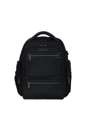 Kenneth Cole Reaction Double Pocket Double Gusset Tech It Backpack