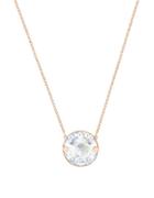 Swarovski Globe 18k Rose Gold-plated Crystal Pendant Necklace