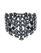Givenchy Wide Flex Stone Bracelet
