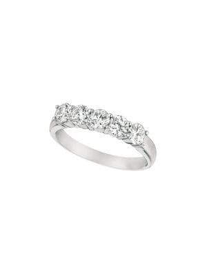 Morris & David 0.75 Tcw Diamond And 14k White Gold Band Ring