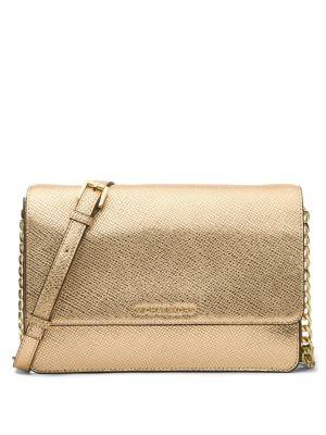 Michael Michael Kors Large Gusset Leather Crossbody Bag