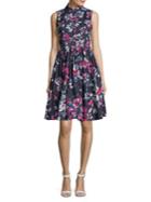 French Connection Linosa Floral Fit-&-flare Dress