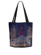 Vida Lord & Taylor Rose Canvas Tote