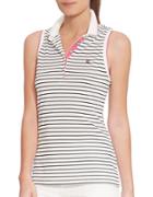 Lauren Ralph Lauren Striped Sleeveless Polo Shirt
