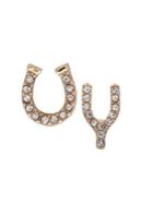 Lonna & Lilly Mis-match Goldtone Lucky Earrings