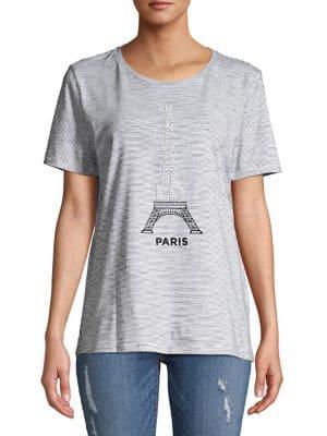 Karl Lagerfeld Paris Graphic Stretch Tee
