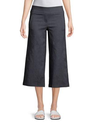 Imnyc Isaac Mizrahi Slimming Cropped Culotte Pants