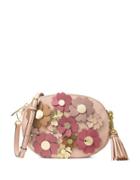 Michael Kors Floral Leather Crossbody Bag