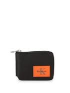 Calvin Klein Logo Leather Zip-around Wallet