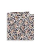 Black Brown Paisley Cotton Pocket Square