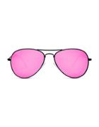 Diff Eyewear 57mm Pink Aviator Sunglasses