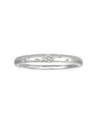 Marco Moore Diamond And 14k White Gold Stackable Ring