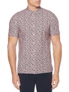 Perry Ellis Abstract Floral Cotton Button-down Shirt