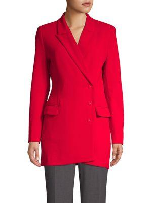 Astr The Label Solid Long-sleeve Blazer