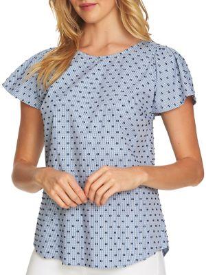 Cece Mini Gingham Cotton Blouse