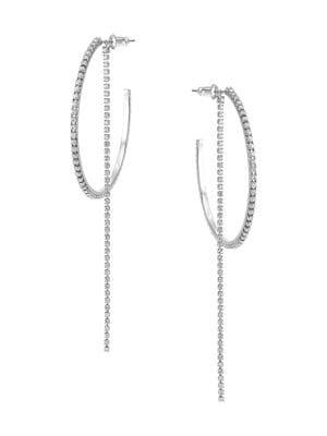 Fit Swarovski Crystal Hoop Pierced Earrings