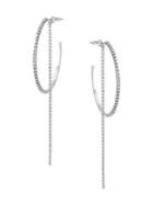 Fit Swarovski Crystal Hoop Pierced Earrings