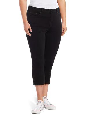 Nydj Plus Release-hem Capri Jeans