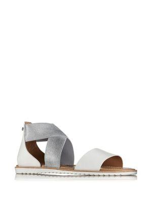 Sorel Ella Leather Crisscross Sandals