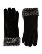 Cejon Cuffed Velvet Gloves