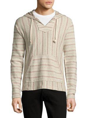 Lucky Brand Multi-striped Pullover Hoodie
