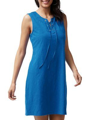 Tommy Bahama Lace-up Sleeveless Dress