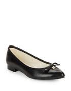 Anne Klein Ovi Pointed Toe Leather Flats