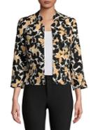 Nipon Boutique Two-tone Floral Jacket