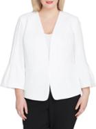 Tahari Arthur S. Levine Plus Bell-sleeve Jacket