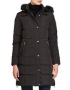 Lauren Ralph Lauren Hooded Faux Fur Puffer Coat