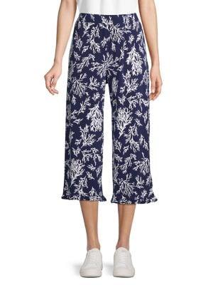 Michael Michael Kors Reef Ruffle Culotte Pants