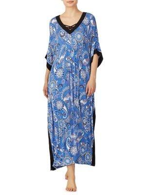 Ellen Tracy Paisley Caftan