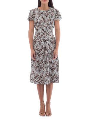 B Collection By Bobeau Carmen Pleated Midi Dress