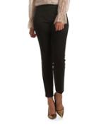 Trina Turk Aubree Doubleweave Luxe Cropped Ankle Pants