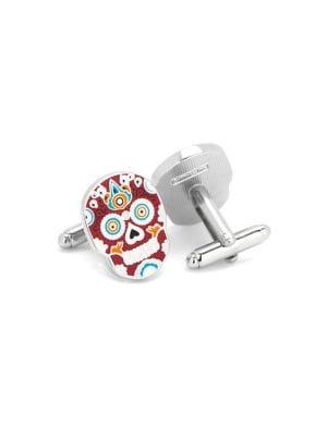 Cufflinks, Inc. Red Sugar Skull Cufflinks