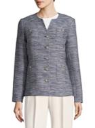 Karl Lagerfeld Paris Long-sleeve Tweed Jacket