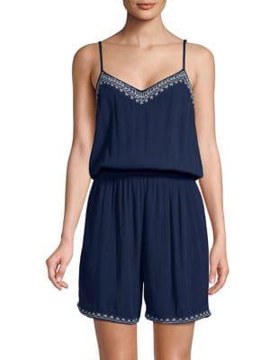 Vero Moda Huuston Embroidered Romper