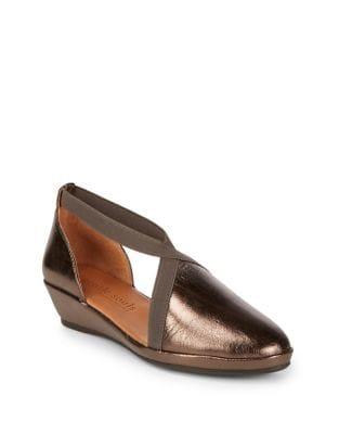 Gentle Souls By Kenneth Cole Natalia Leather Demi-wedge