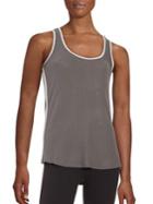 Nuit Rouge Textured Knit Racerback Tank Top